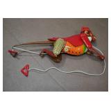 Vintage Look Tin Litho Climbing Monkey