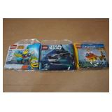*3* Lego Building Sets - Minions, Star Wars, Santa