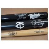 *3* Commemorative Minnesota Twins Bats