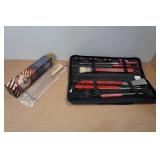 MN Twins BBQ Branding Iron and Grilling Set