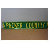 Novelty Street Sign - Packer Country