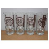 Set of Four 2 Gingers Irish Whiskey Drinking Glasses