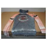Harley Davidson Zip-Up Hoodie - Large