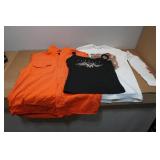 Assorted Biker Tops - XL Vest, Large Tank Top, Medium Long Sleeve