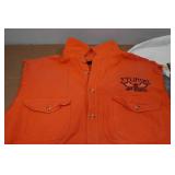 Assorted Biker Tops - XL Vest, Large Tank Top, Medium Long Sleeve