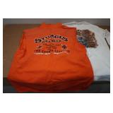 Assorted Biker Tops - XL Vest, Large Tank Top, Medium Long Sleeve