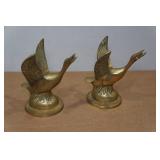 Vintage Solid Brass Flying Geese