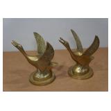 Vintage Solid Brass Flying Geese