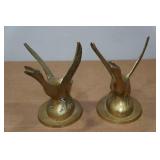 Vintage Solid Brass Flying Geese