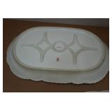 *3* Vintage Wildlife Serving Plates - Bonn Fransant, Germany Porcelain, Sterling China