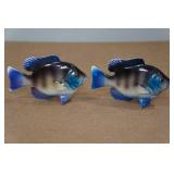 Vintage Salt & Pepper Shaker Set - Blue Gill