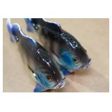 Vintage Salt & Pepper Shaker Set - Blue Gill