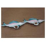 Vintage Salt & Pepper Shaker Set - Swordfish