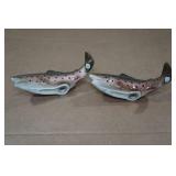 Vintage Salt & Pepper Shaker Set - Trout