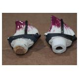 Vintage Bobble Sailboat Salt & Pepper Shaker Set