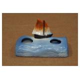 Vintage Bobble Sailboat Salt & Pepper Shaker Set