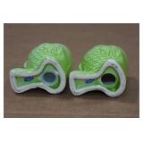 Vintage Green Fish Salt & Pepper Shaker Set