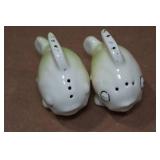 Vintage Blue Fish Salt & Pepper Shaker Set