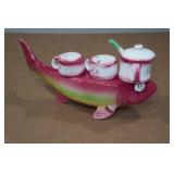 Vintage Salt, Pepper & Sugar Caddy Set