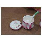 Vintage Salt, Pepper & Sugar Caddy Set