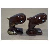Vintage Salt & Pepper Shaker Set - Whales