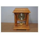Pendelum Oak Mantle Clock Made in Germany