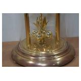 Bulova Glass Dome Mantle Clock Made in Germany