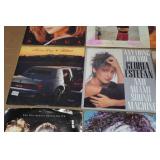 45 Vinyl Records - Photo Jacket - Abdul, Cher, Bon Jovi