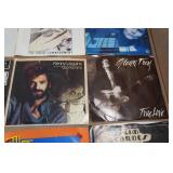 45 Vinyl Records - Photo Jacket - Abdul, Cher, Bon Jovi