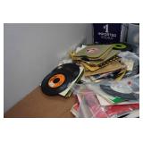 Large Assortment of Vinyl Records - 45s, LP