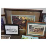 Assorted Framed Artwork
