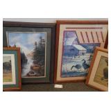 Assorted Framed Artwork