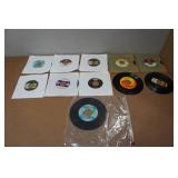 45 Vinyl Records - Rolling Stones, Doors, Who, Clapton