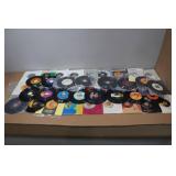 45 Vinyl Records - CCR, Richie, John Denver, Nitty Gritty Dirt Band