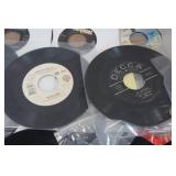 45 Vinyl Records - CCR, Richie, John Denver, Nitty Gritty Dirt Band