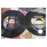 45 Vinyl Records - CCR, Richie, John Denver, Nitty Gritty Dirt Band