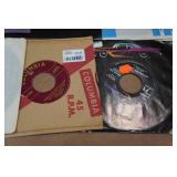 45 Vinyl Records - CCR, Richie, John Denver, Nitty Gritty Dirt Band