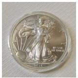 2015 AMERICAN SILVER EAGLE  NICE CONDITION IN CASE