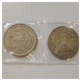 2 1921 MORGAN DOLLARS  - VERY COLLECTIBLE