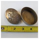 46.5 GRAMS - STERLING SILVER  TIFFANY COLLECTIBLE  SOME DENTING ON TOP COVER