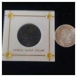 ELIZABETH II DEI GRATIA REGINA  CANADA SILVER DOLLAR -