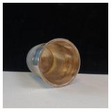SUPER COOL GIANT THIMBLE SOLID SILVER SHOT GLASS! CHECK THIS OUT!