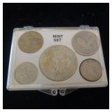 COLLECTION OF VARIOUS SILVER COINS  KENNEDY HALF DOLLAR 