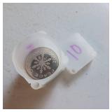 10 TOTAL ONE OUNCE BULLION PYRAMID IN A CASE - .999 SILVER, TAX EXEMPT  SILVER TRADE UNITS  INTERNATIONAL  PEACE ON EARTH 2002  SOUTH DAKOTA  GOLDEN STATE MINT  FDR 1982  1980 LIBERTY LO