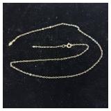 FINE SILVER CHAIN  1 GRAM TOTAL WEIGHT