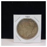ONE 1922 PEACE DOLLAR