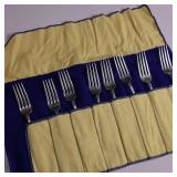 MONUMENTAL SET OF STERLING SILVER FLATWARE  THIS IS HUGE! - SOLID STERLING SILVER   TOTAL WEIGHT IS A MASSIVE  3,354 GRAMS!  DINNER FORKS  SALAD FORKS  SOUP SPOONS COFFEE SPOONS  LADLES AN