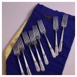 MONUMENTAL SET OF STERLING SILVER FLATWARE  THIS IS HUGE! - SOLID STERLING SILVER   TOTAL WEIGHT IS A MASSIVE  3,354 GRAMS!  DINNER FORKS  SALAD FORKS  SOUP SPOONS COFFEE SPOONS  LADLES AN
