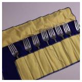 MONUMENTAL SET OF STERLING SILVER FLATWARE  THIS IS HUGE! - SOLID STERLING SILVER   TOTAL WEIGHT IS A MASSIVE  3,354 GRAMS!  DINNER FORKS  SALAD FORKS  SOUP SPOONS COFFEE SPOONS  LADLES AN