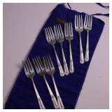 MONUMENTAL SET OF STERLING SILVER FLATWARE  THIS IS HUGE! - SOLID STERLING SILVER   TOTAL WEIGHT IS A MASSIVE  3,354 GRAMS!  DINNER FORKS  SALAD FORKS  SOUP SPOONS COFFEE SPOONS  LADLES AN